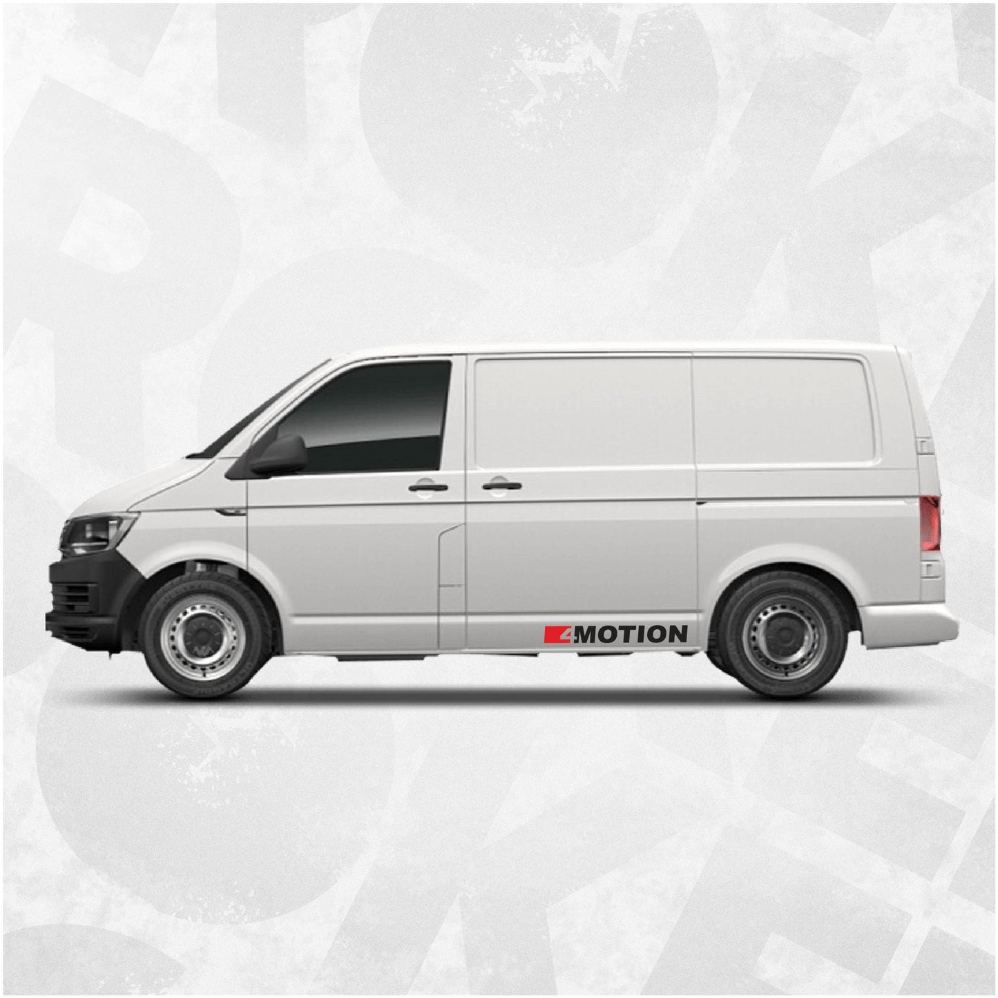 4Motion Decals - Volkswagen 4Motion Sticker Set for Side Panels - Volkswagen Accessories