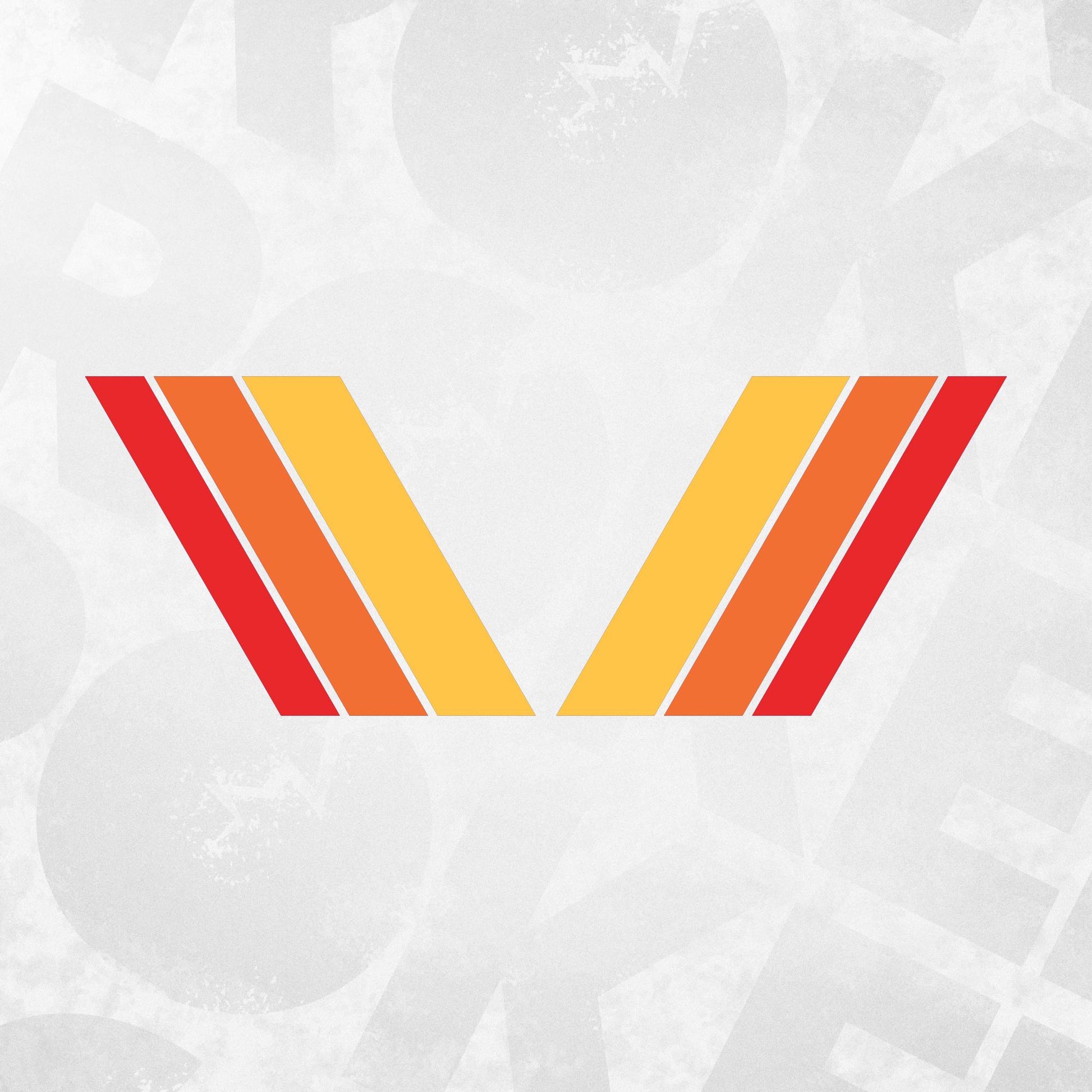 RAV4 Window Decal - Vintage racing stripes - Compatible with Toyota RAV4 - Set of 2