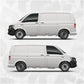 Topographic Side Stripe Map Decal fits VW Transporter T5 T6 T6.1 - left and right side stickers