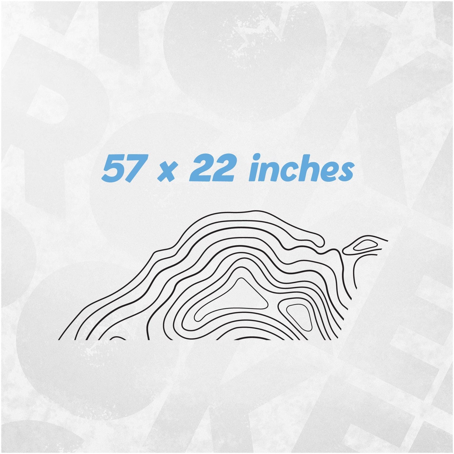 Topographic Side Graphics Toyota 4Runner 5th Gen Compatible – Side Car Decal – Fits SUVs, Vans, Trucks