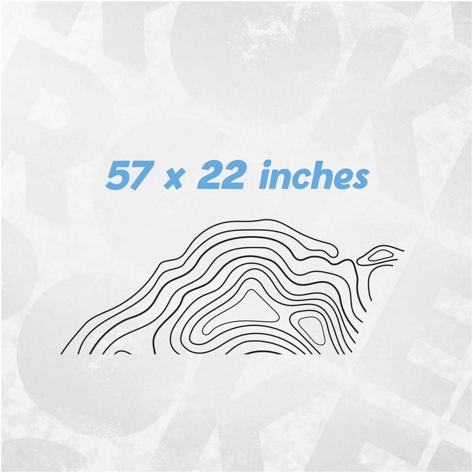 Topographic Side Graphics Toyota 4Runner 5th Gen Compatible – Side Car Decal – Fits SUVs, Vans, Trucks