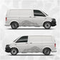 Van Topographic Map Pattern Decals - Car Vinyl Decal - Universal Fit Adventure Decal Kit