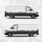Camper Van Decals Black Mountain Adventure - Volkswagen Crafter MWB Compatible 2017 - present