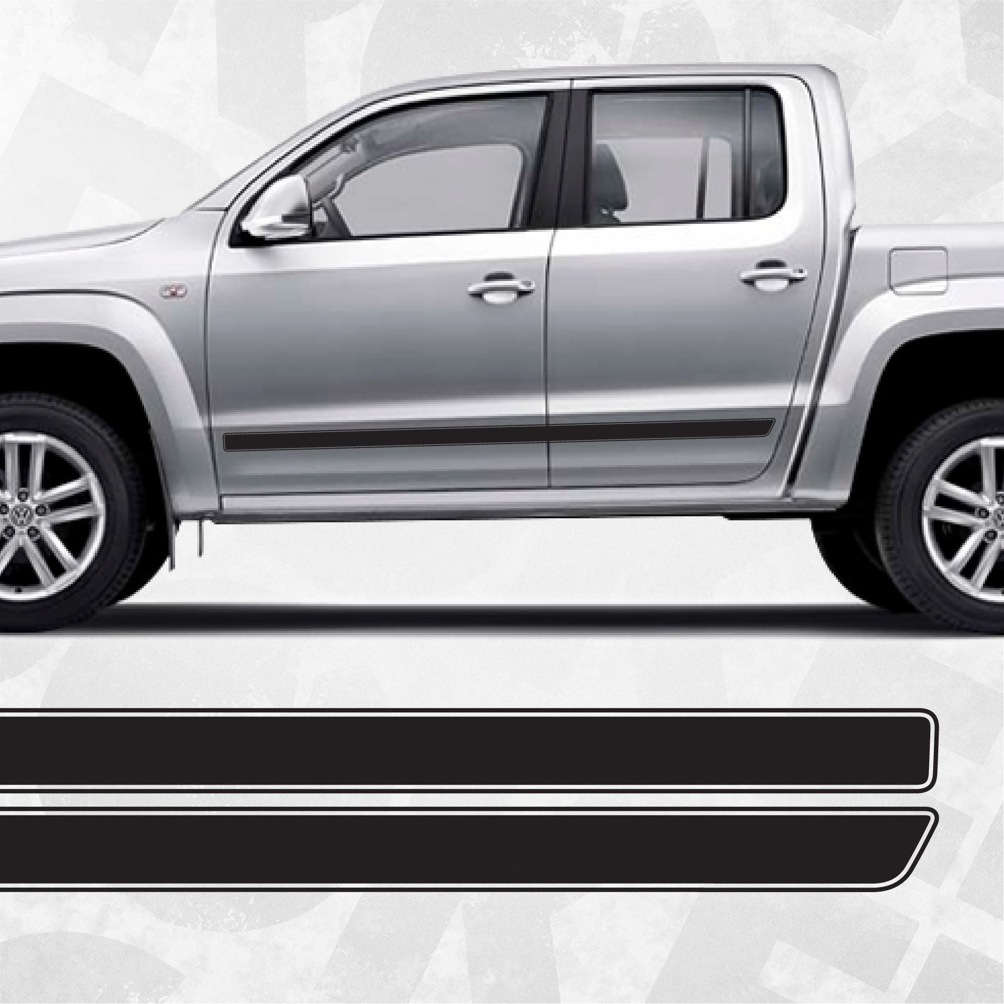 Rocker Panel Side Stripe Decals BLANK for Volkswagen Amarok (Set of 2)