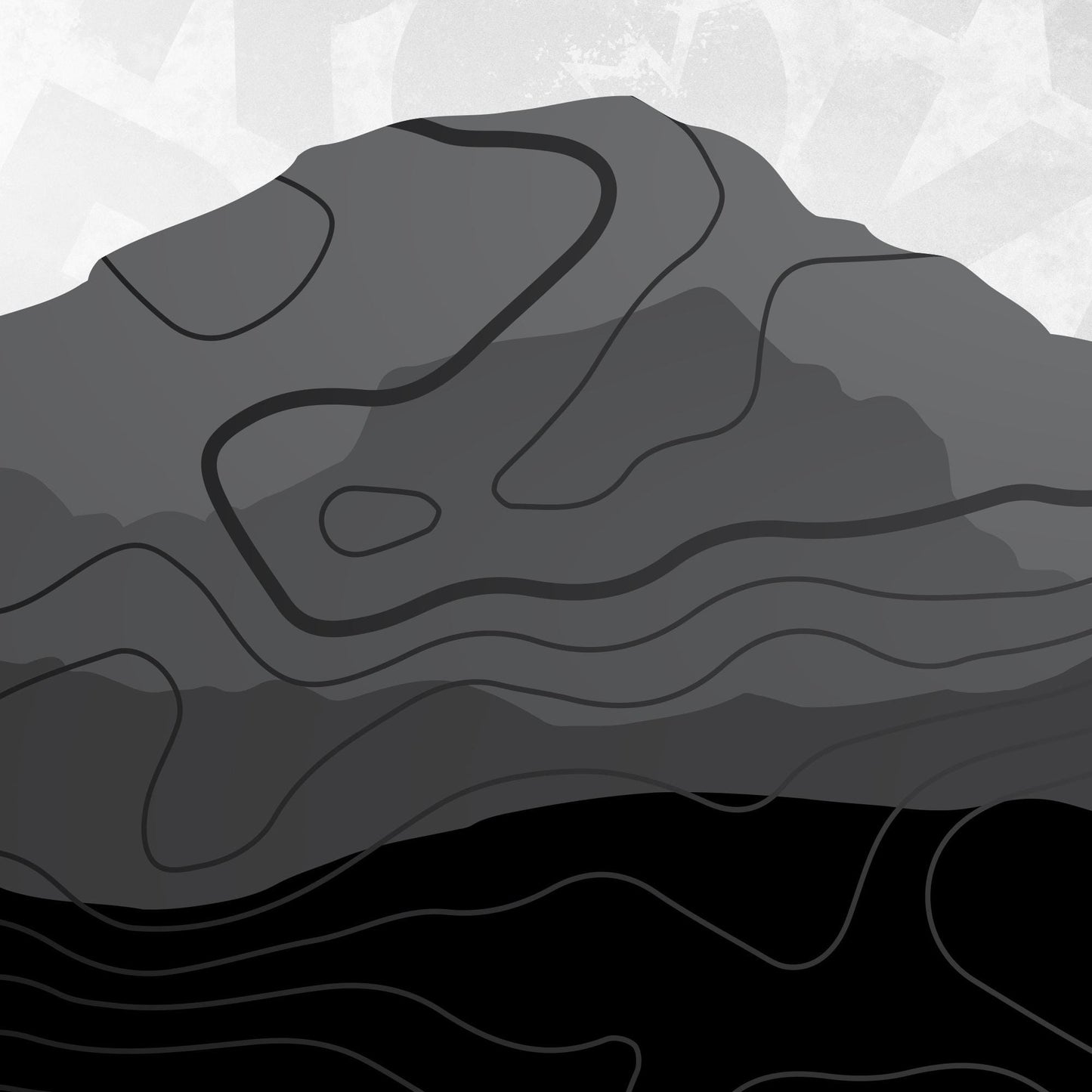 Topographic Map Pattern Side Decal - Fits Toyota Sequoia Side Stripe Wrap Kit