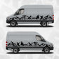 Camper Van Mountain Graphics – Vinyl Decal Kit for Mercedes Benz Sprinter Short Version