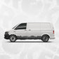 Volkswagen Transporter Van Side Stripe Decals – Topographic Map Mountain Graphics – VW T4 T5 T6 Vinyl Stickers Wrap Vinyl Set