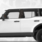 Topographic Door Pillar Vinyl Wrap – SUV Car Graphic Livery Decal Set | Matte or Gloss Finish