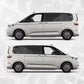 Topographic Window Decal Kit for VW Multivan T7 – Rear Side Contour Line Stickers – Adventure Van Graphics Quarter Panel