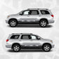 Topographic Map Pattern Side Decal - Fits Toyota Sequoia Side Stripe Wrap Kit