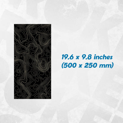 Topographic Door Pillar Vinyl Wrap – SUV Car Graphic Livery Decal Set | Matte or Gloss Finish