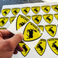 Prancing moose volvo sticker