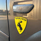 Prancing moose volvo sticker