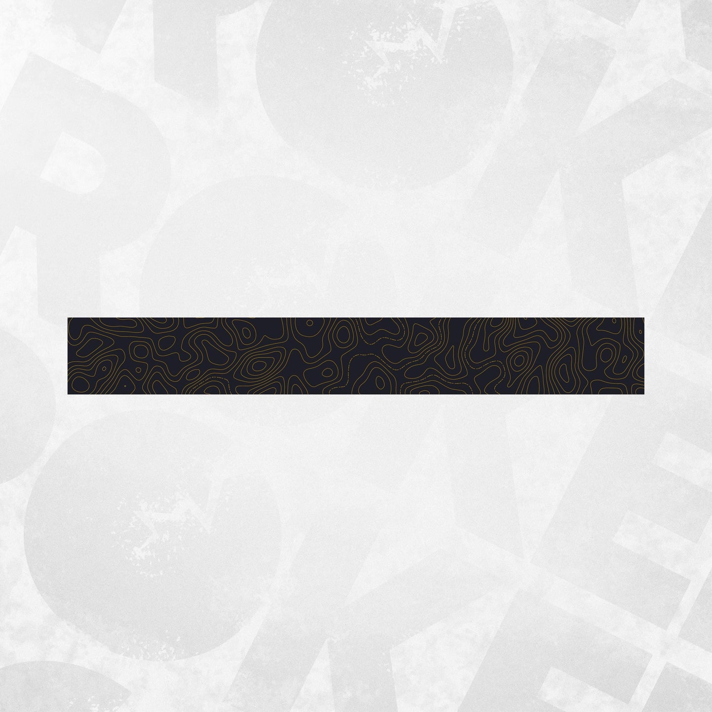 Topographic Windshield Banner Decal – Universal Off-Road Adventure Graphic