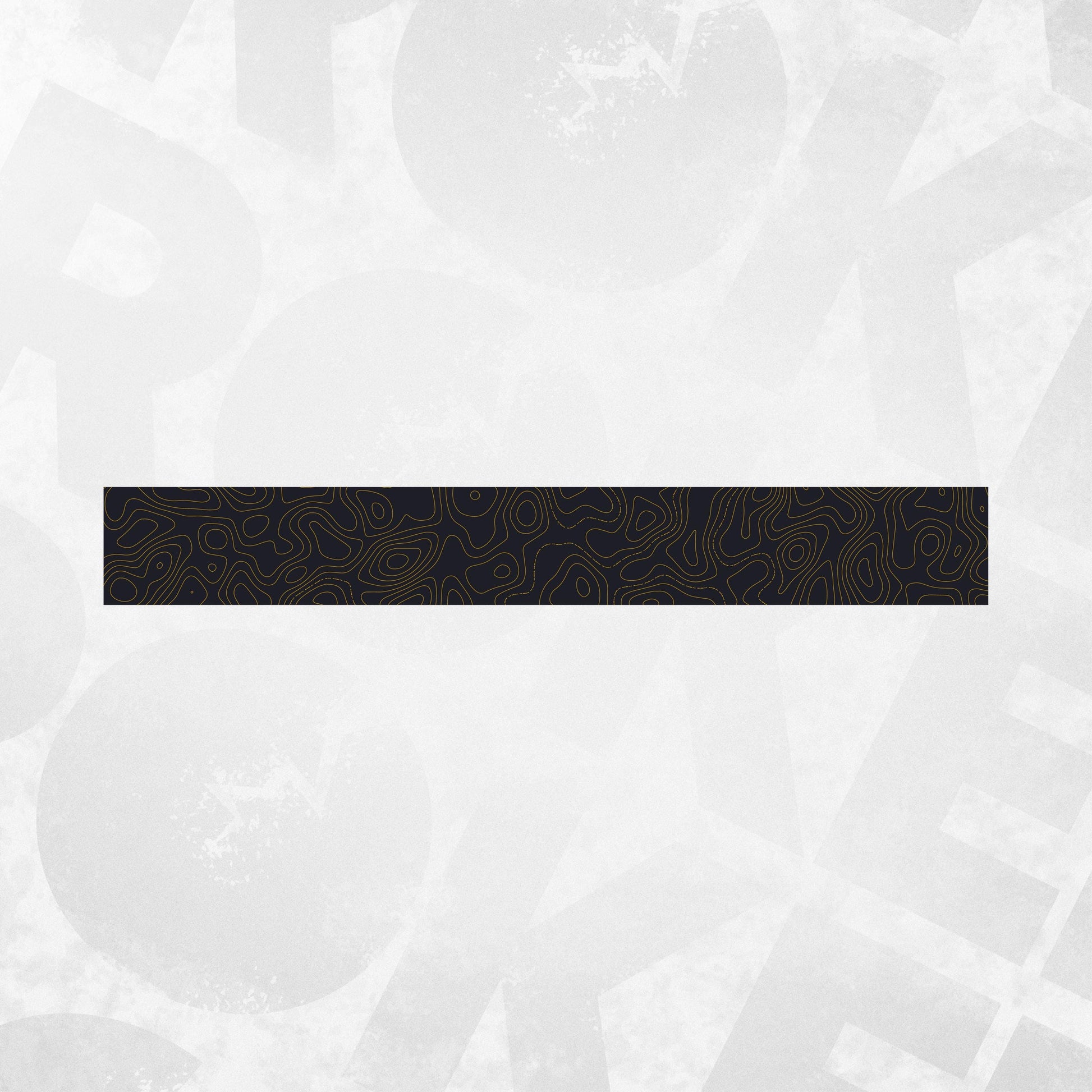 Topographic Windshield Banner Decal – Universal Off-Road Adventure Graphic