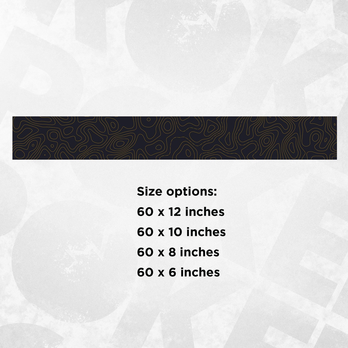 Topographic Windshield Banner Decal – Universal Off-Road Adventure Graphic