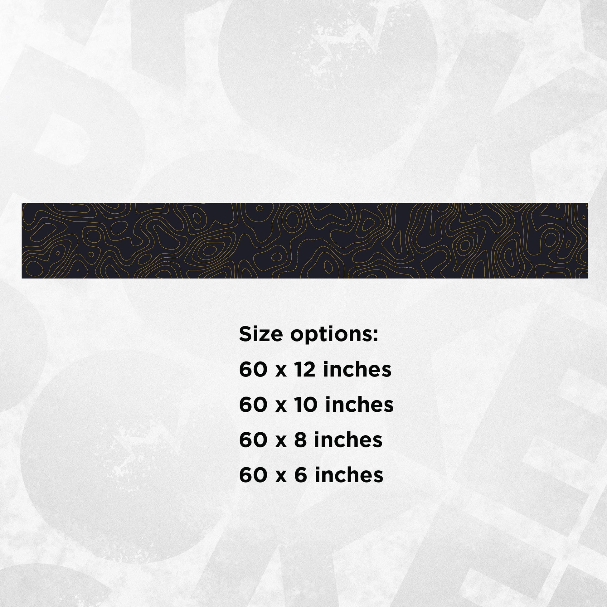 Topographic Windshield Banner Decal – Universal Off-Road Adventure Graphic