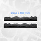 Mercedes Benz Van Side Stripe Decals – Topographic Map Mountain Graphics – MB V-Class Vinyl Stickers Wrap Vinyl Set