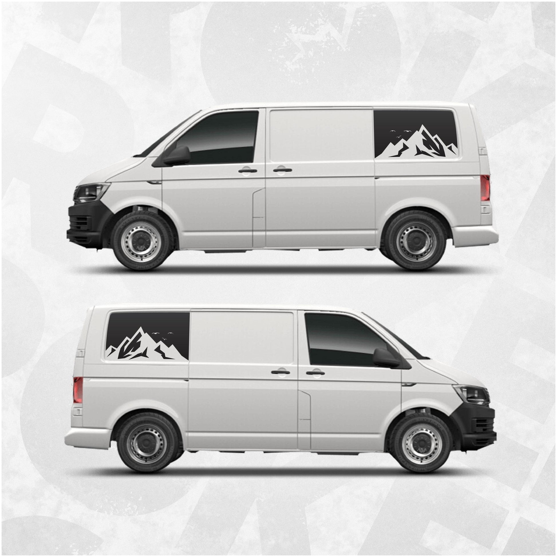 Volkswagen Mountain Range Decal fits VW Multivan, Transporter, California, Caravelle T5 T5.1 T6 vans