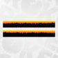 Retro Forest Sunset Stripe Decal Kit for VW Transporter Multivan – Adventure Van Side Graphics – Fits T4 T5 T6 – ORAJET Wrap Vinyl
