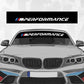 Windshield Banner Compatible with BMW M Performance Models – Vinyl Sun Strip Decal Windscreen