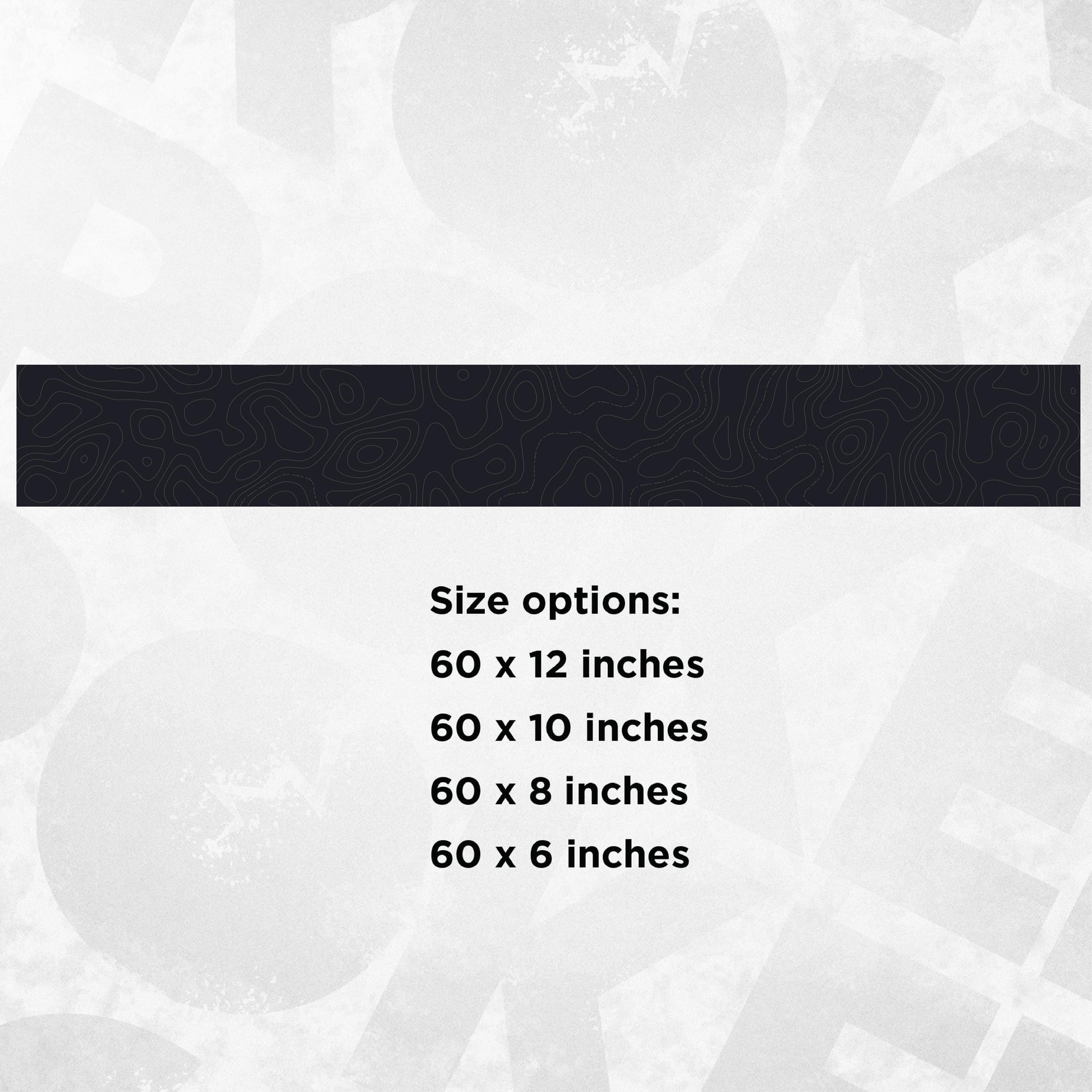 Windshield Car Banner Decal – Topographic Solid Line Design for Cars, SUVs, Trucks, Vans & 4x4