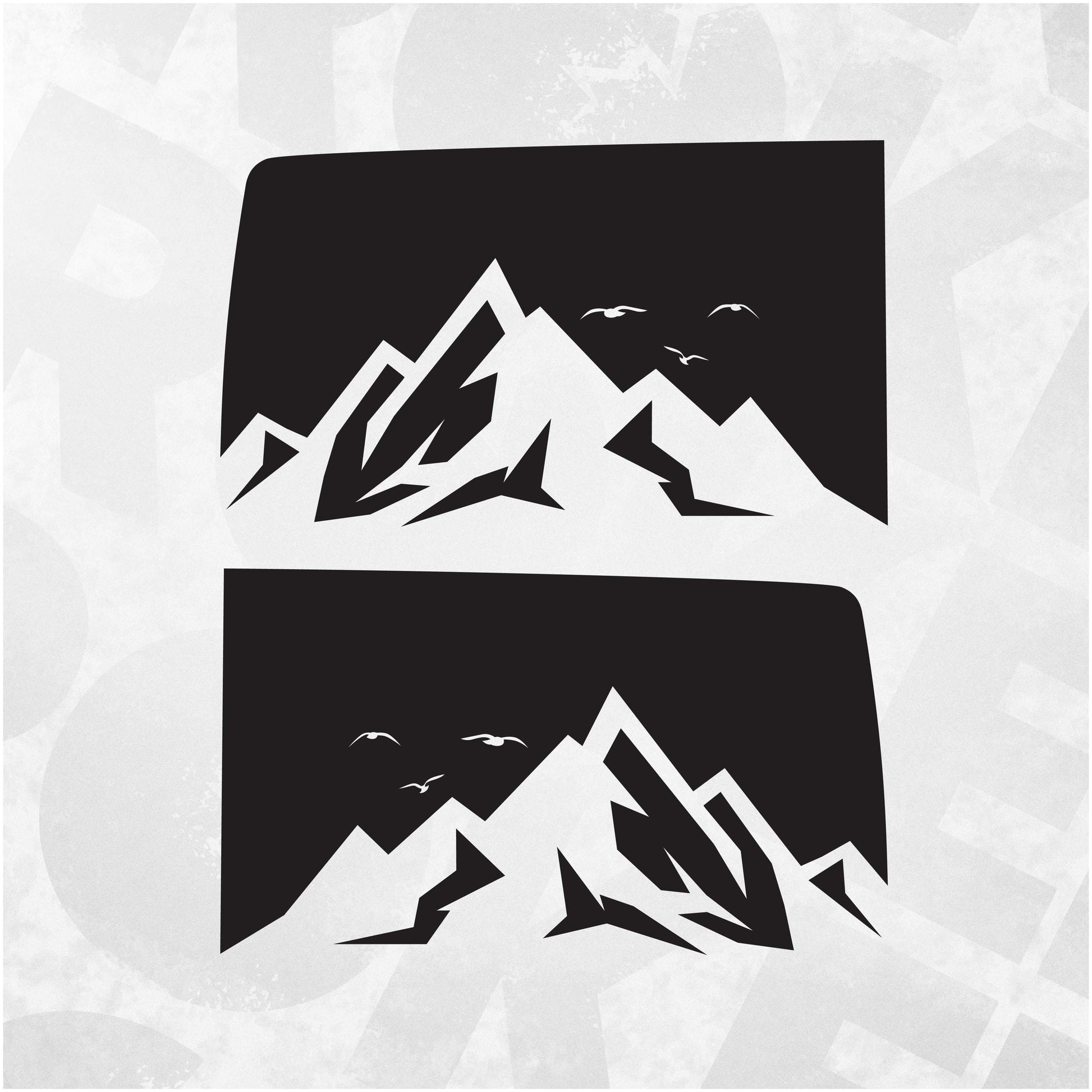 Volkswagen Mountain Range Decal fits VW Multivan, Transporter, California, Caravelle T5 T5.1 T6 vans