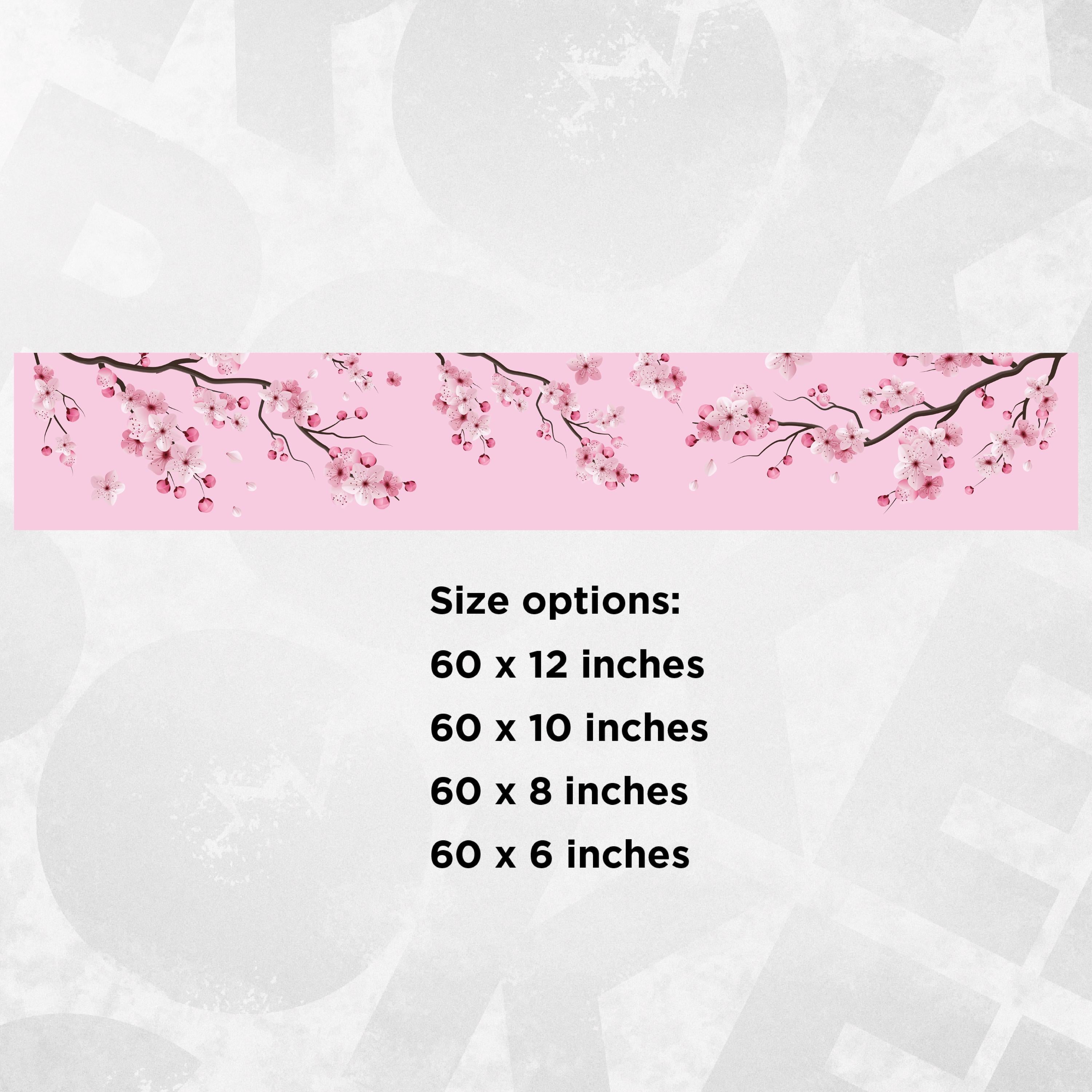 Sakura Windshield Banner – Pink Cherry Blossom JDM Sun Strip | Trim-to