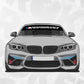 Windshield Banner Compatible with BMW M Performance Models – Vinyl Sun Strip Decal Windscreen