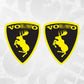 Volvo Moose Inverted Sticker Pair x2 – Volvo Moose Vinyl Stickers - Funny Car Vinyl Decals