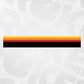 Retro Van & SUV Side Wrap Stripe Universal Fit– Yellow Red Orange Black ORAJET Vinyl