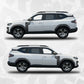 Topographic Door Trim Vinyl Decals Compatible with Dacia Bigster | Pair (L/R)