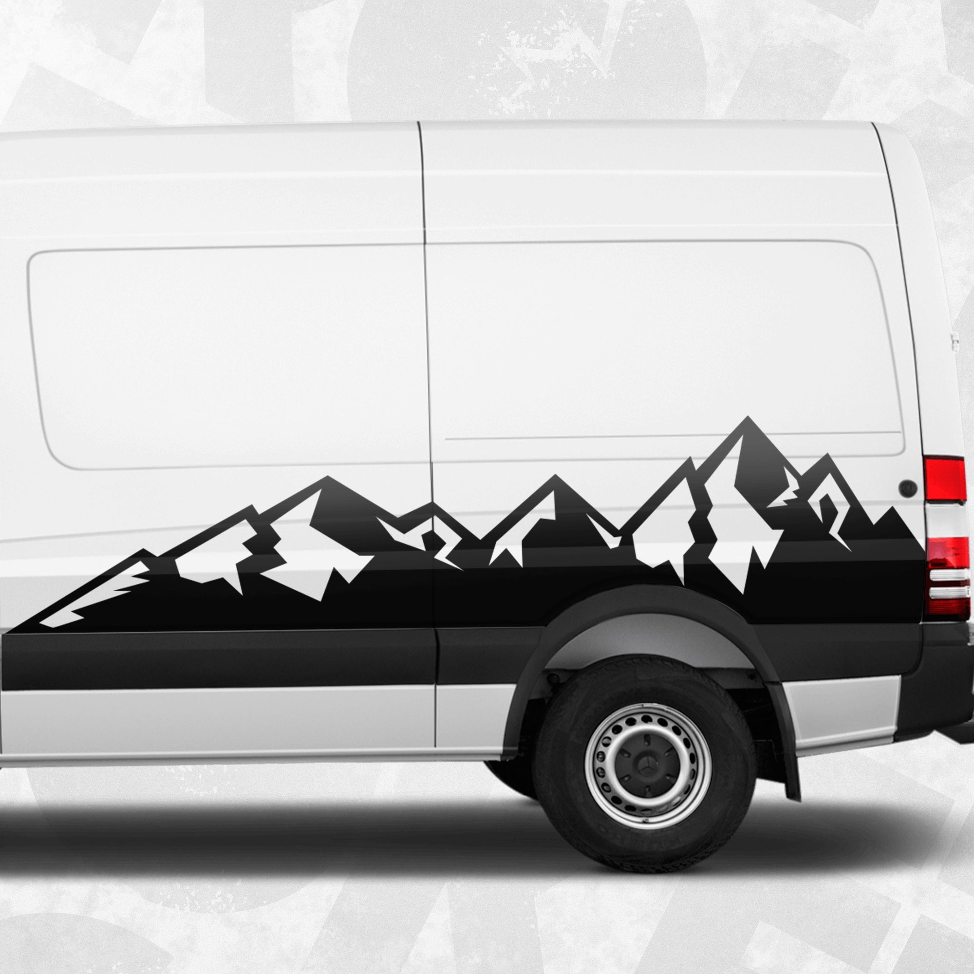 Mountain decal graphics for Sprinter