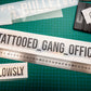 Holographic/Black Instagram Name Decal