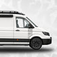VW Crafter Topographic Door Wrap Decal – Fits MAN TGE & Crafter Mk2 – Pair