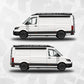 VW Crafter Topographic Door Wrap Decal – Fits MAN TGE & Crafter Mk2 – Pair