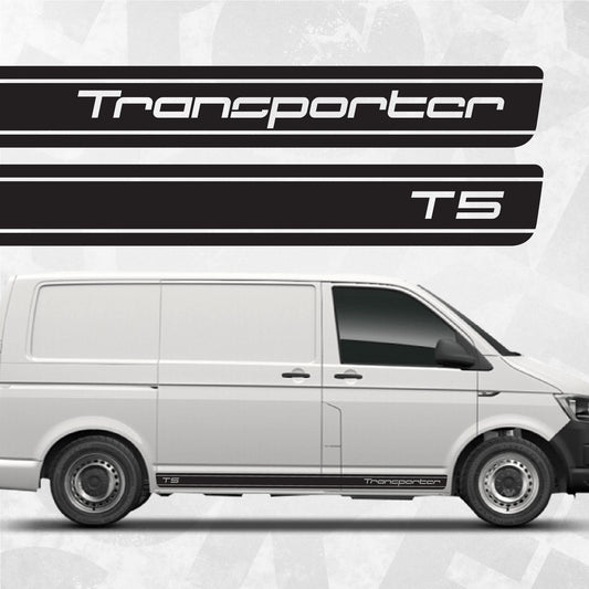 Volkswagen Transporter T5 - Side stripe decals