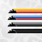 Toyota decal FJ Cruiser mountain stripe