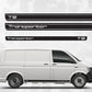Volkswagen Transporter T5 - Side stripe decals