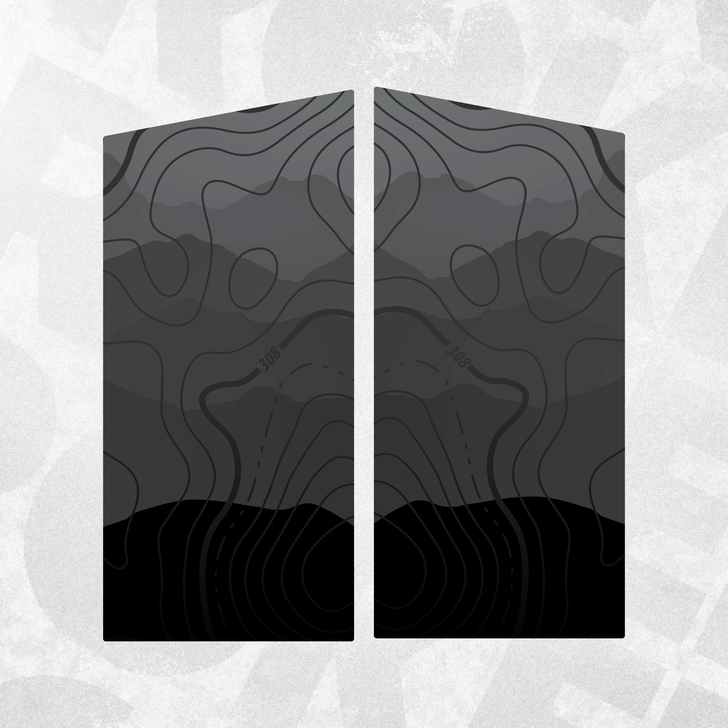 Topographic Front Door Graphics – Mercedes Sprinter / VW Crafter Mk1 Compatible