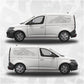 VW Caddy Mk5 Rear Quarter Window/Panel Topographic Decal Set