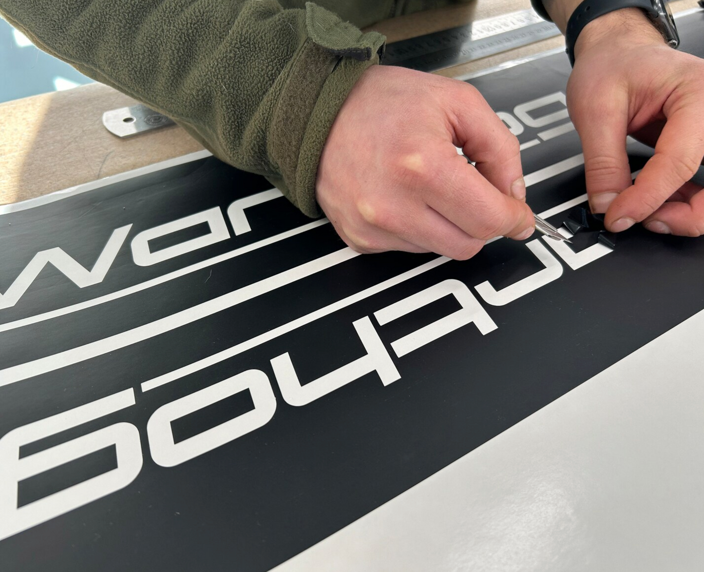 Custom Text Volkswagen Multivan Transporter side decals