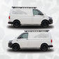 Topographic Map Side Decals for VW Transporter & Multivan | Campervan Vinyl Graphics Kit