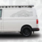 Topographic Map Side Decals for VW Transporter & Multivan | Campervan Vinyl Graphics Kit