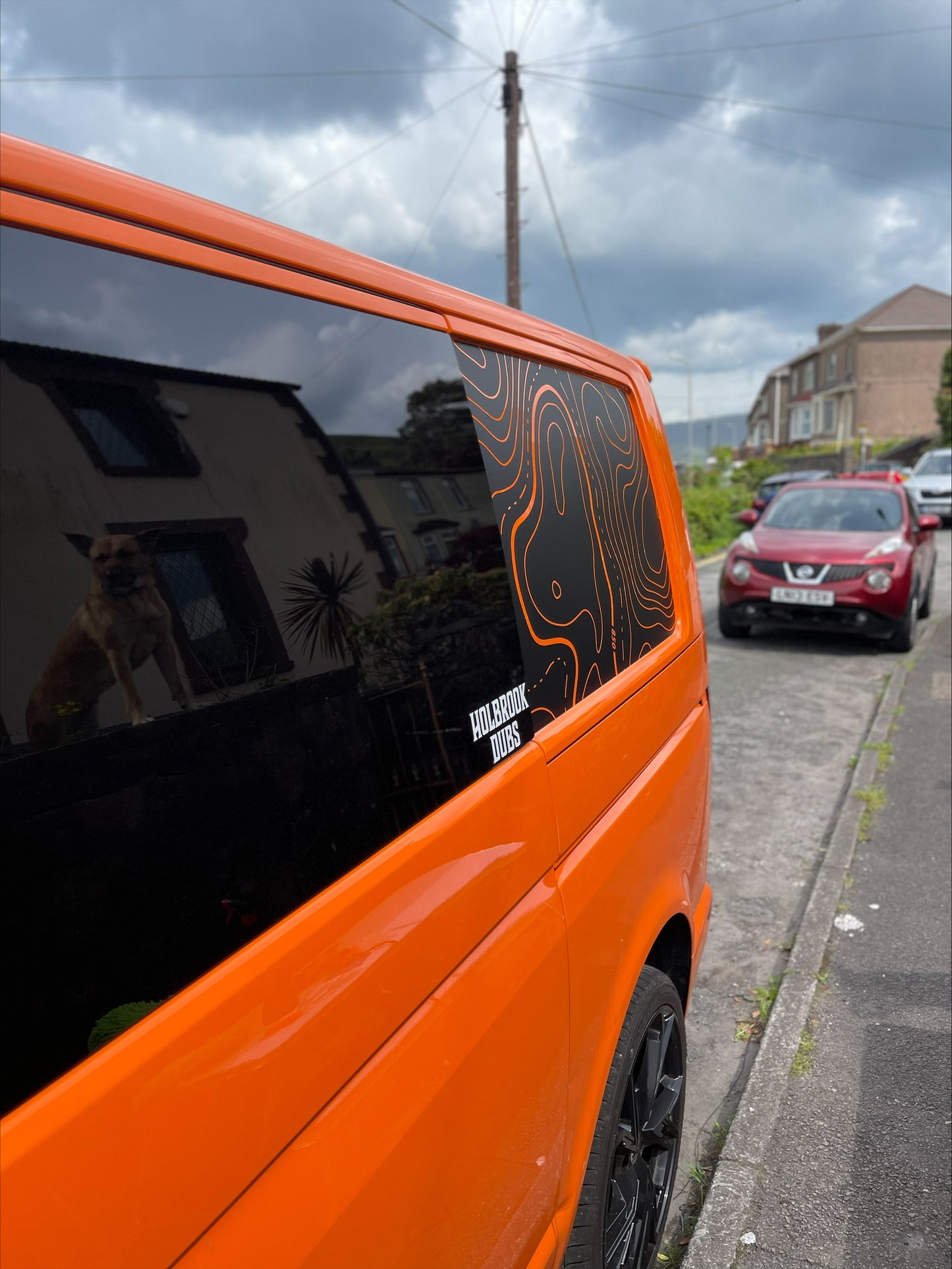 Volkswagen Transporter Topographic Map Decals