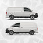 VW Transporter Multivan Topographic Side Decals - Fits T4 T5 T6
