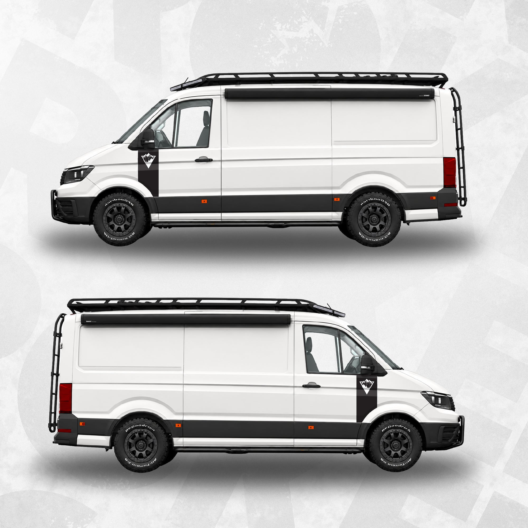 Mountain Forest Front Door Wrap Panel – VW Crafter / MAN TGE Compatibl