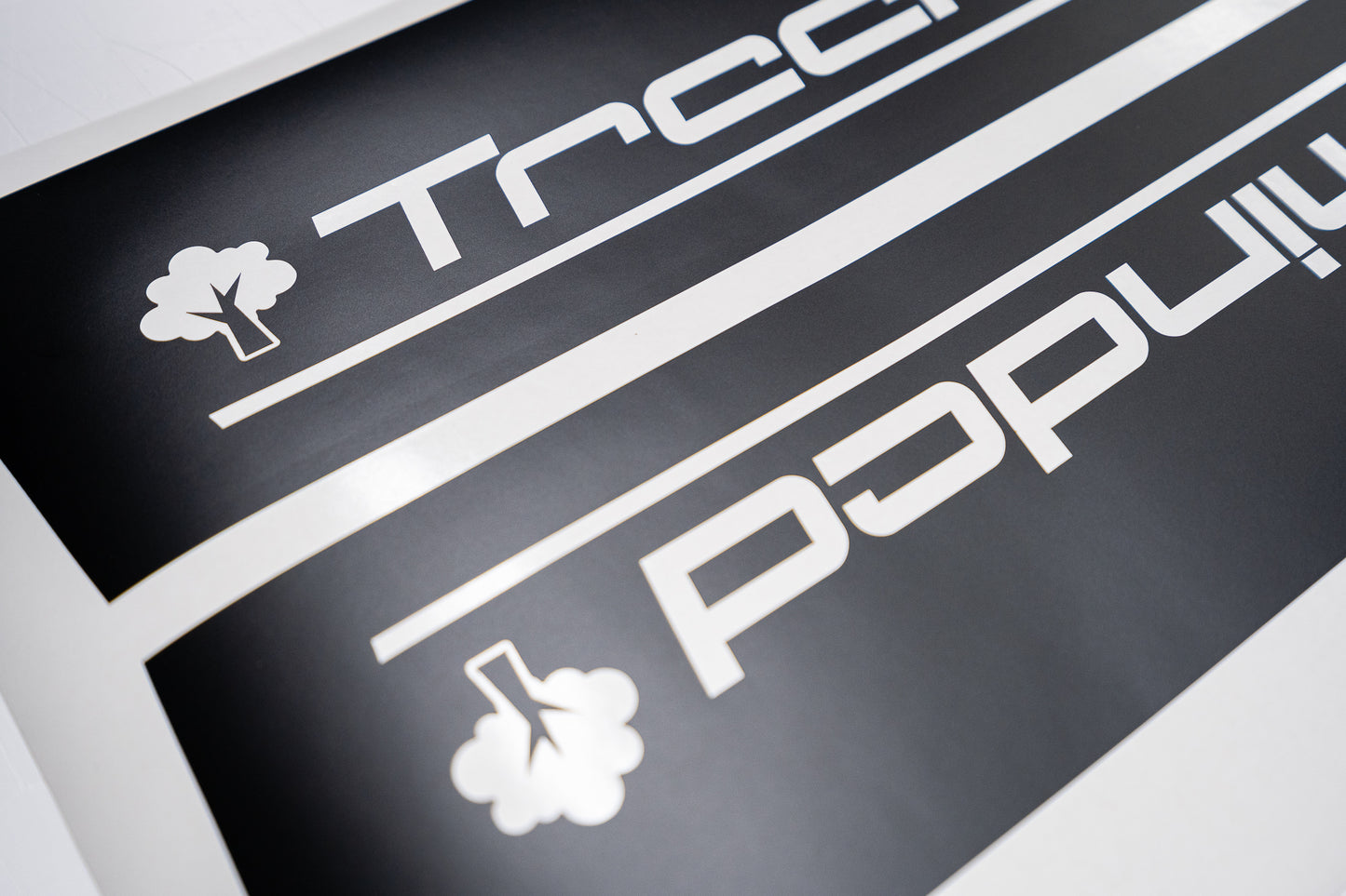 CUSTOM TEXT Volkswagen Transporter side stripe decals