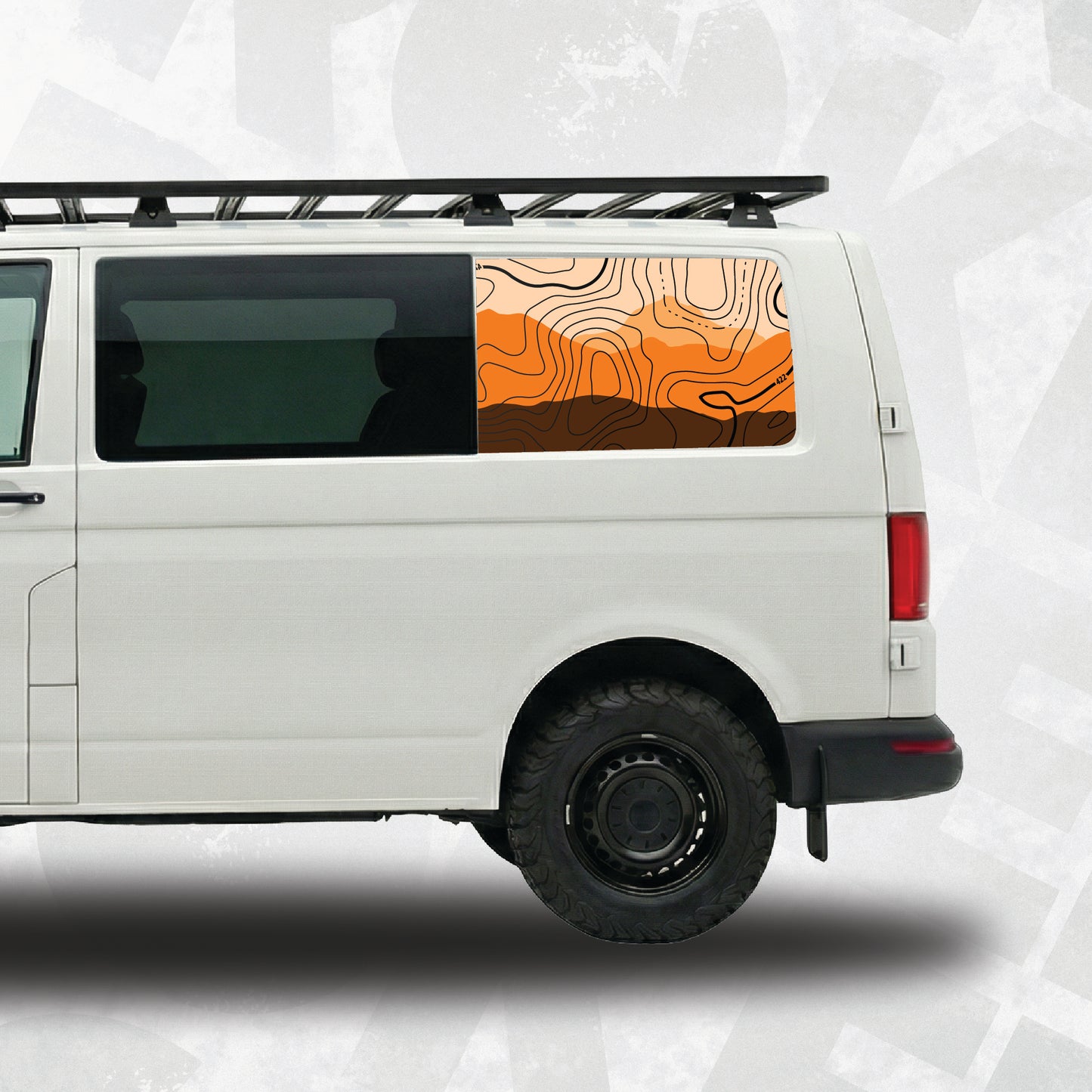 VW Transporter Desert Window Panel Decal – T5 T6 T6.1 Multivan Compatible