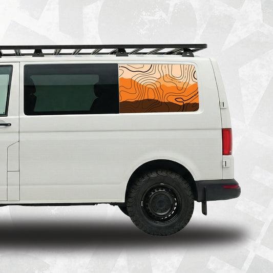 VW Transporter Desert Window Panel Decal – T5 T6 T6.1 Multivan Compatible